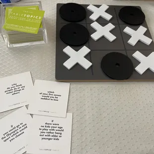 Games provided for use with picnic