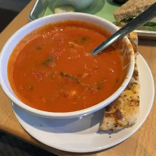 Tomato basil soup. Best tomato soup ever!