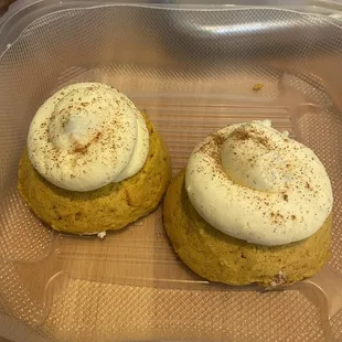 Pumpkin cookies from Saturn Grill.