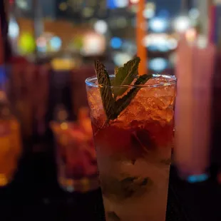 Dealers choice mojito, I believe this was a Chris concoction.