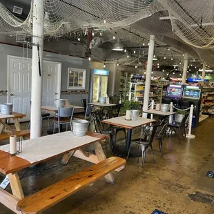 the inside of a store