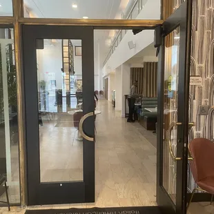 Inside entrance