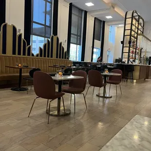 tables and chairs