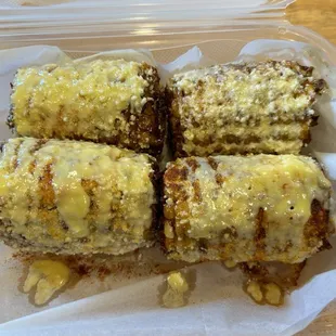 "Full Sweet Corn" - like Mexican street corn. Delicious!