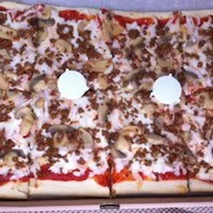 Hot sausage &amp; mushroom
