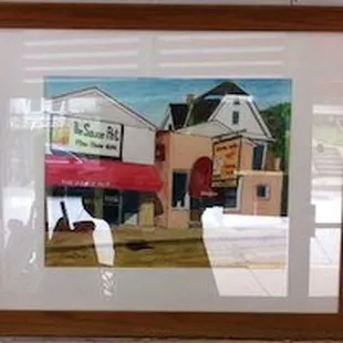 a picture of a picture of a restaurant