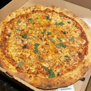 Naga Chicken Pizza was sooo good! Def get mild cuz it's spicy!!