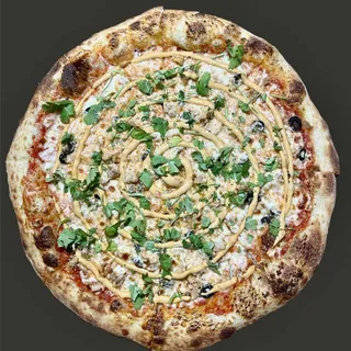 Harissa Chicken Pizza