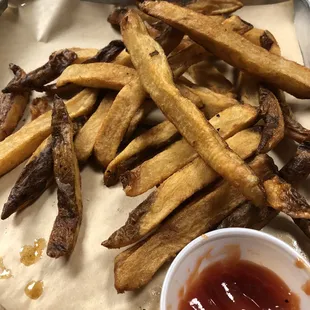 Hand cut fries