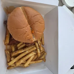 Nashville chicken sandwich