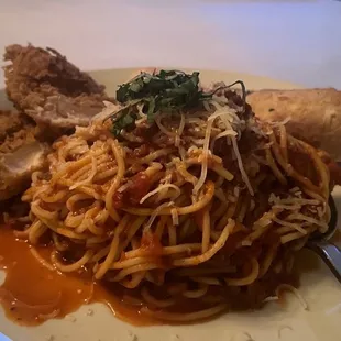 Pasta with chicken