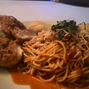 Pasta with chicken