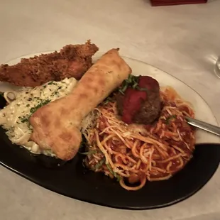 Red and white plate