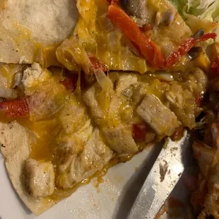 a plate of food