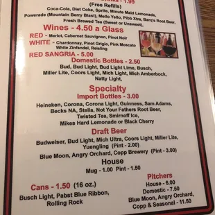 Some drinks