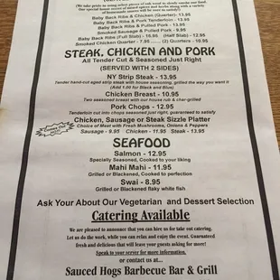 Page 4 of the Takeout Menu