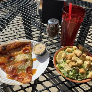 Pizza Caesar Salad