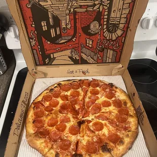 Pepperoni pizza