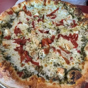 Chicken Pesto Pizza