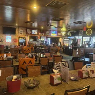 Inside the restaurant