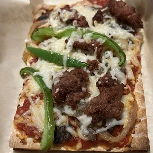 Vegan slice of pizza