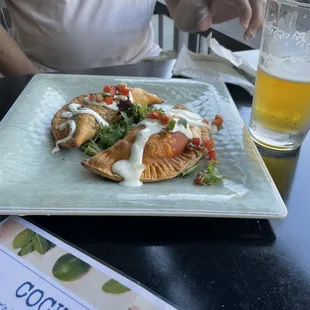 Chicken &amp; beef empanadas