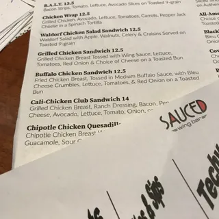 Cali-Chicken Club Sandwich