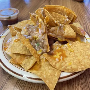 Chips and dip, lunch with my wifey!