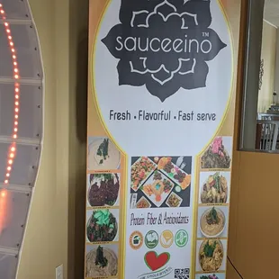 a sign for a fast food restaurant