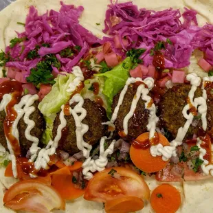 Hummos Falaffel wrap