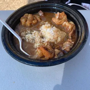 Large Gumbo with shrimp