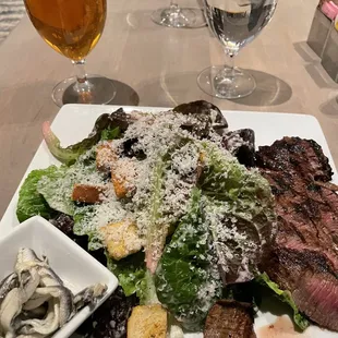 Caesar Salad Grilled Steak