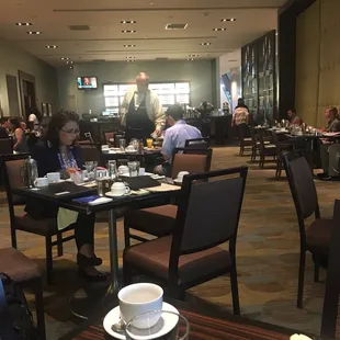 Dining room. Back is the buffet. Didn't partake in that