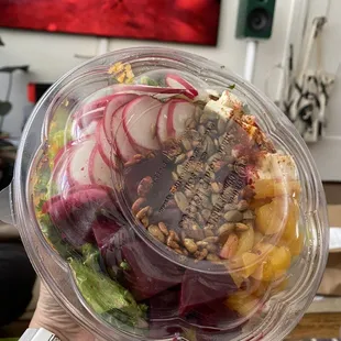 Absolutely filled to the brim with fresh and colorful ingredients!