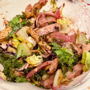 Vibrant Salad (partially eaten)