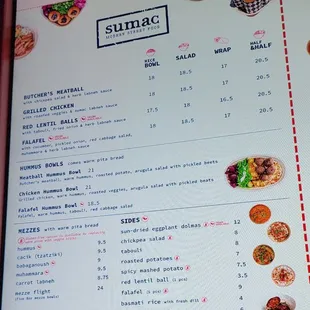 menu, sushi and sashimi