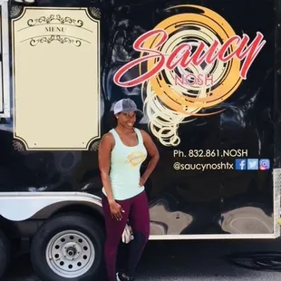 Black Female-Owned Food Truck. Roll with Saucy Nosh!