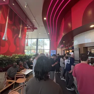 Inside waiting area