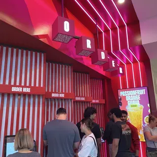 Even more people trying to place an order.