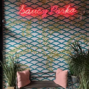 Entrance to restaurant