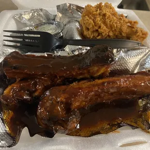 Ribs a la Carte Fried chicken