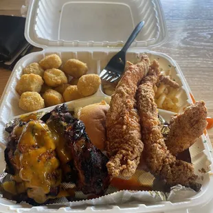 Fried Catfish &amp; Wing Meal