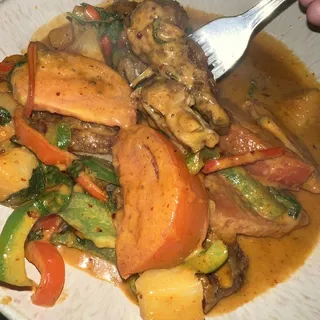 Crispy Spicy Duck Curry