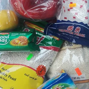 Barley, Tapioca &amp; Sesame Seeds at great prices