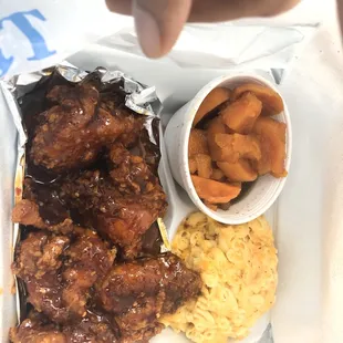Asian breast bites Mac and yams !!