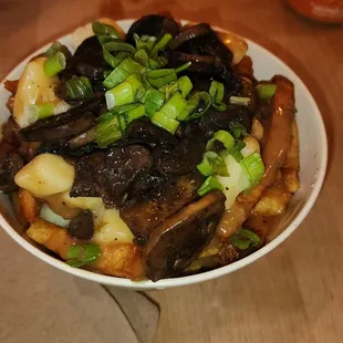 Truffle mushroom confit poutine ($9.50)