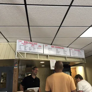 Order at the counter