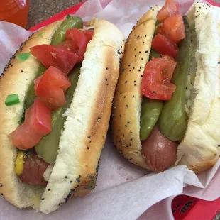 Chicago style dogs
