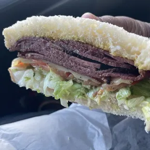 Pastrami on sourdough
