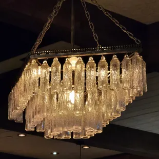 A interesting looking "condom" chandelier